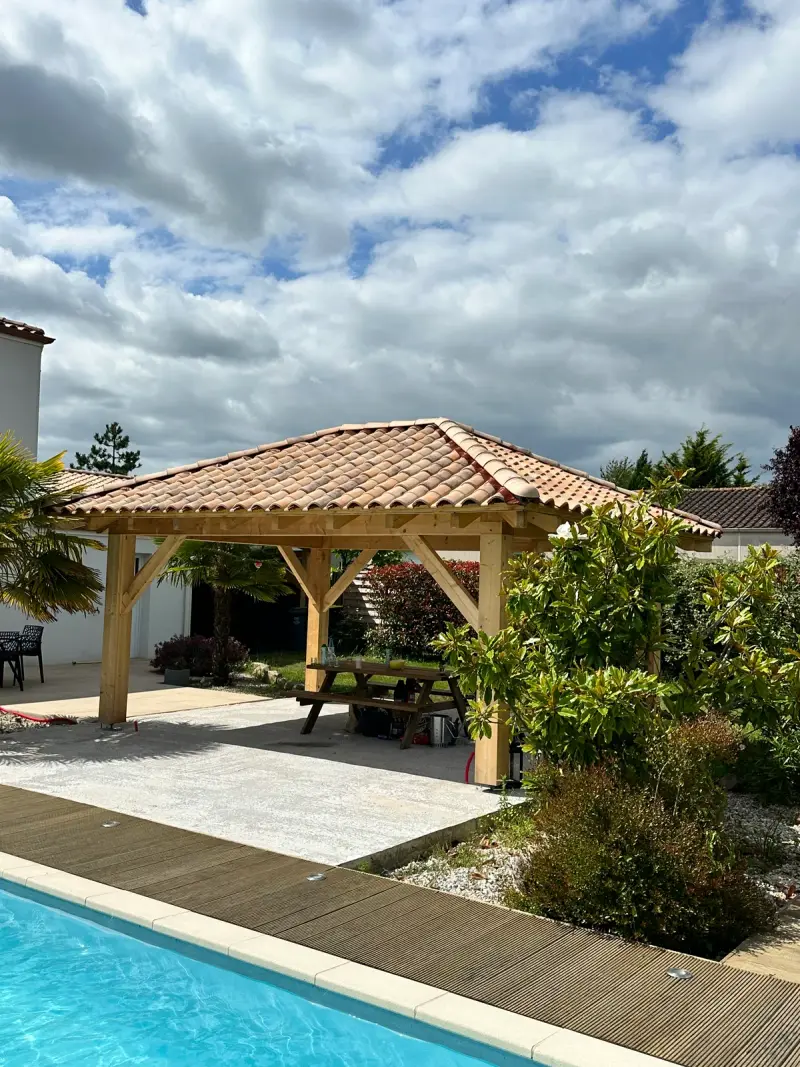 Charpente et support de couverture repris par Matel Couverture