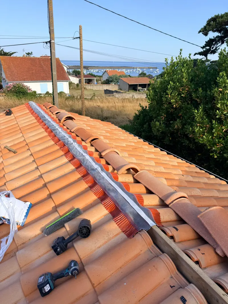 Toiture réalisée par Matel Couverture dans le Pays de Retz