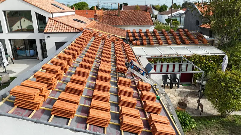 Toiture réalisée par Matel Couverture dans le Pays de Retz