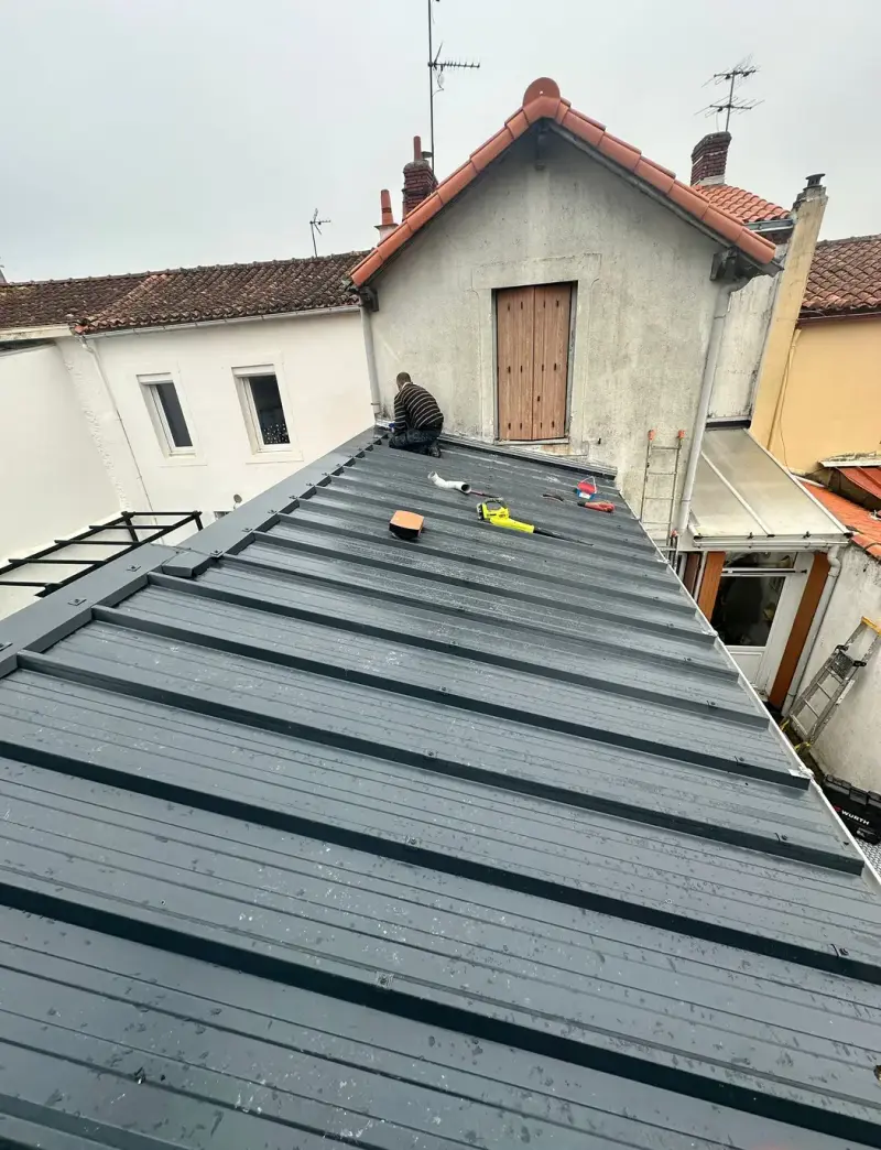 Toiture réalisée par Matel Couverture dans le Pays de Retz